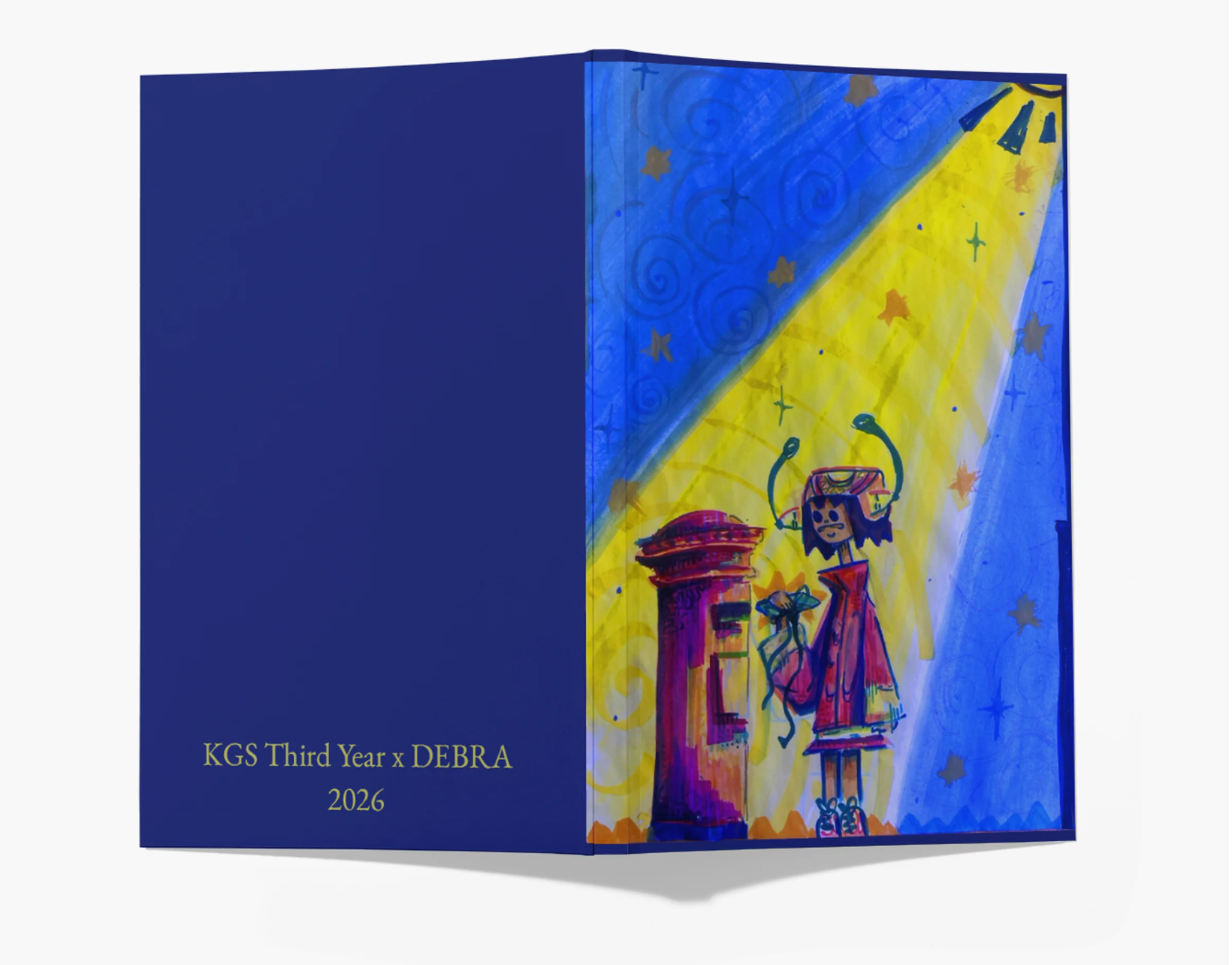 Student-designed notebook, KGS Third Year x DEBRA 2026